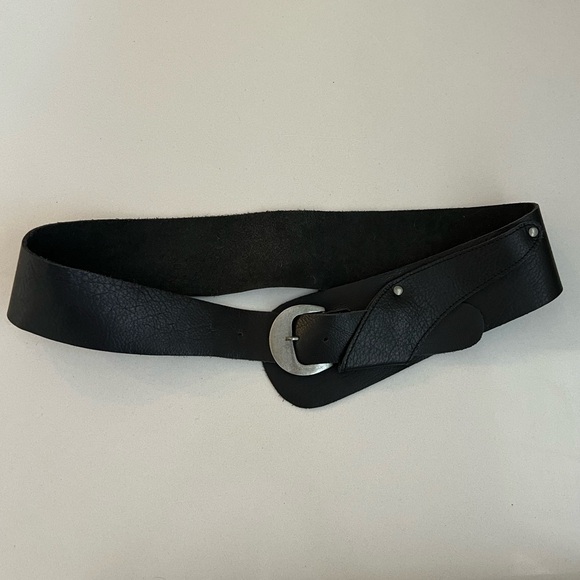 Free People Jericho Hip Leather Belt Black Size S/M main image 10